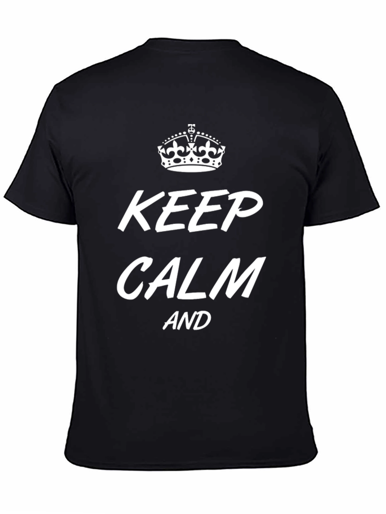 Keep Calm Graphic Tee - Classic Comfort