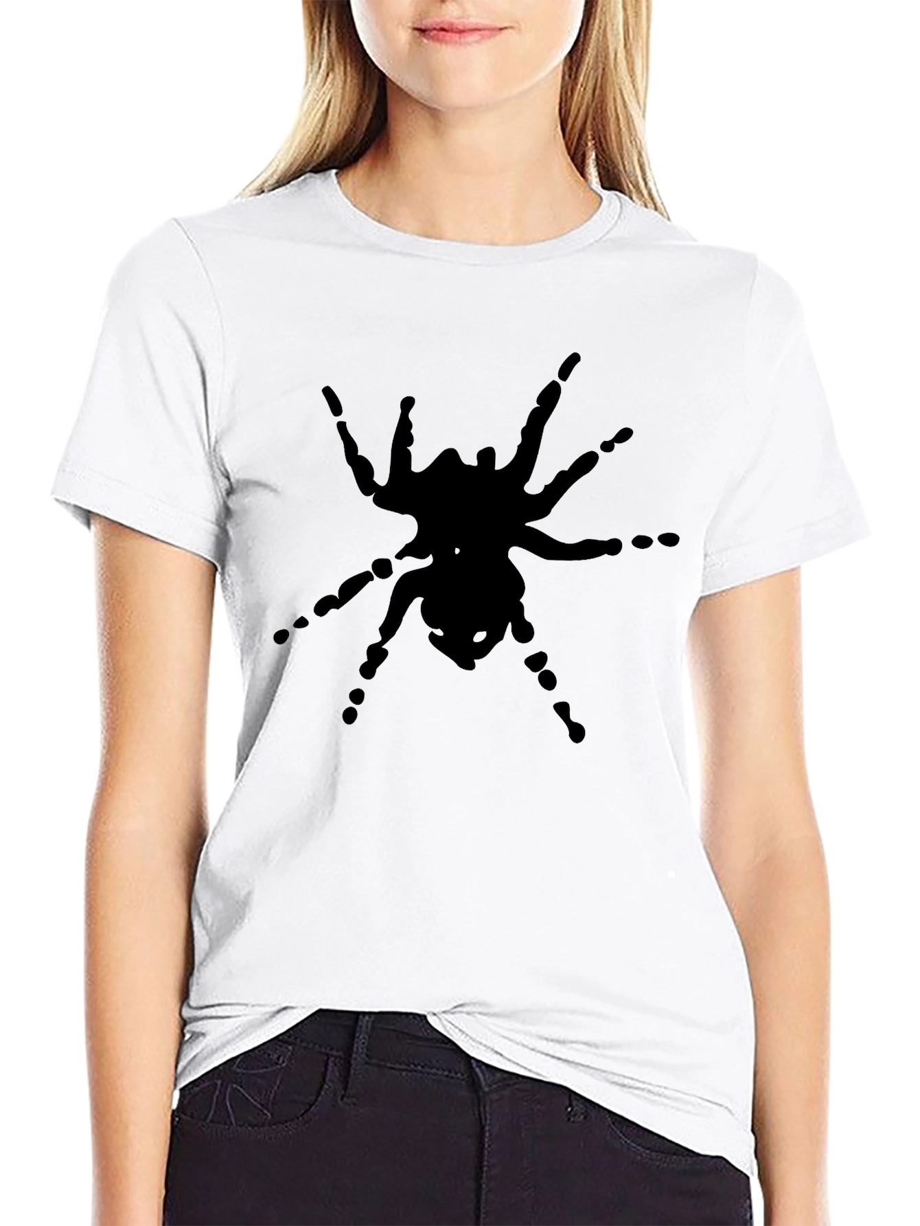 Spider Graphic Black T-Shirt for Men