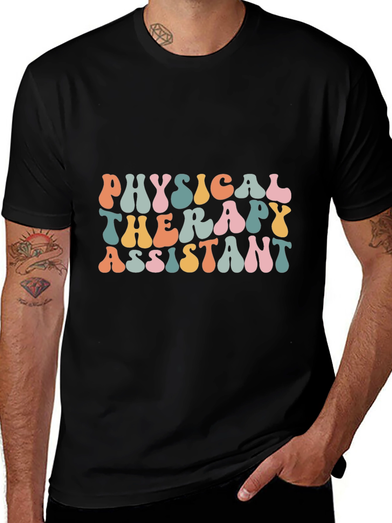 Physical Therapy Assistant Retro T-Shirt