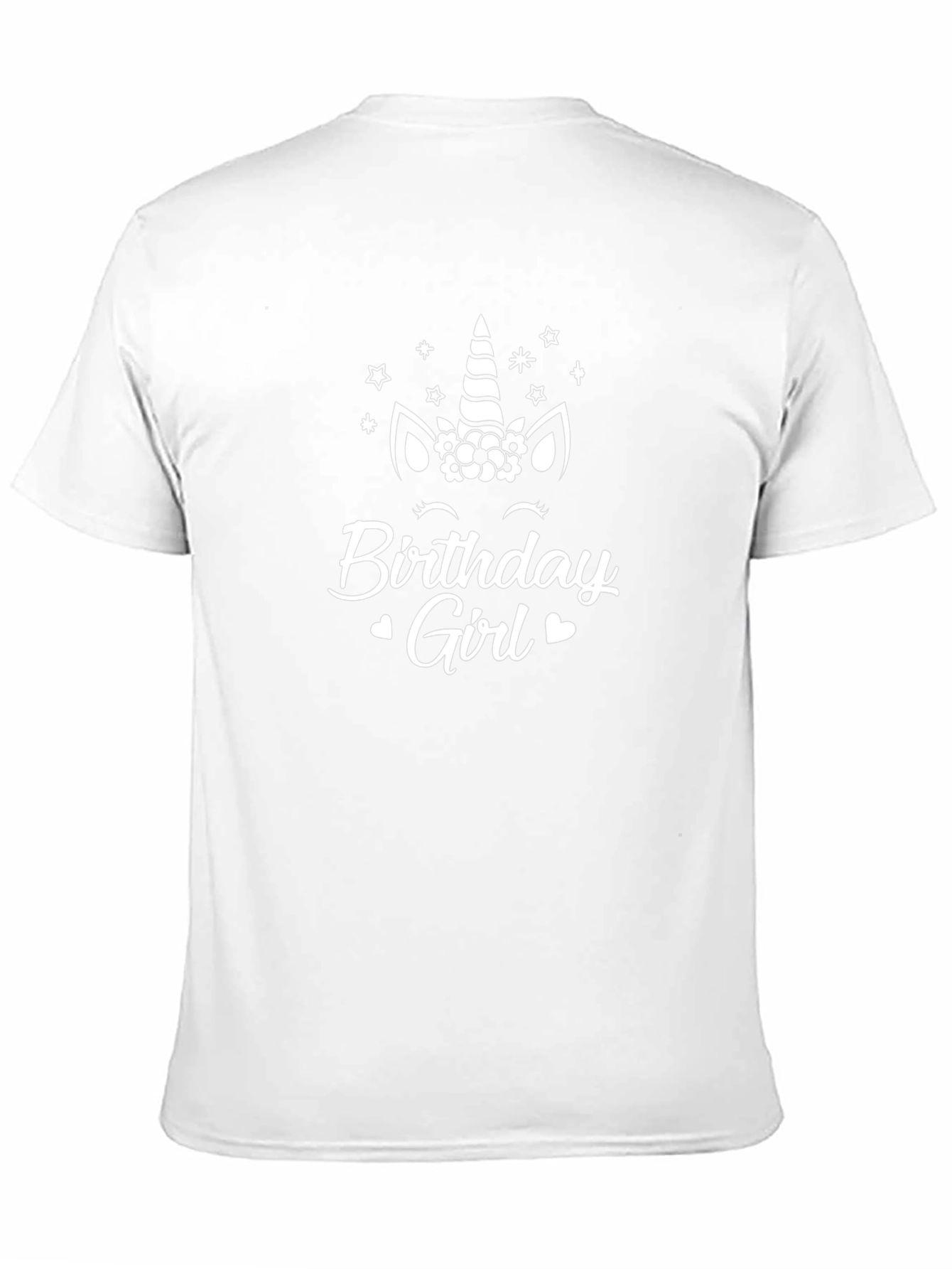 Birthday Girl Unicorn Graphic T-Shirt