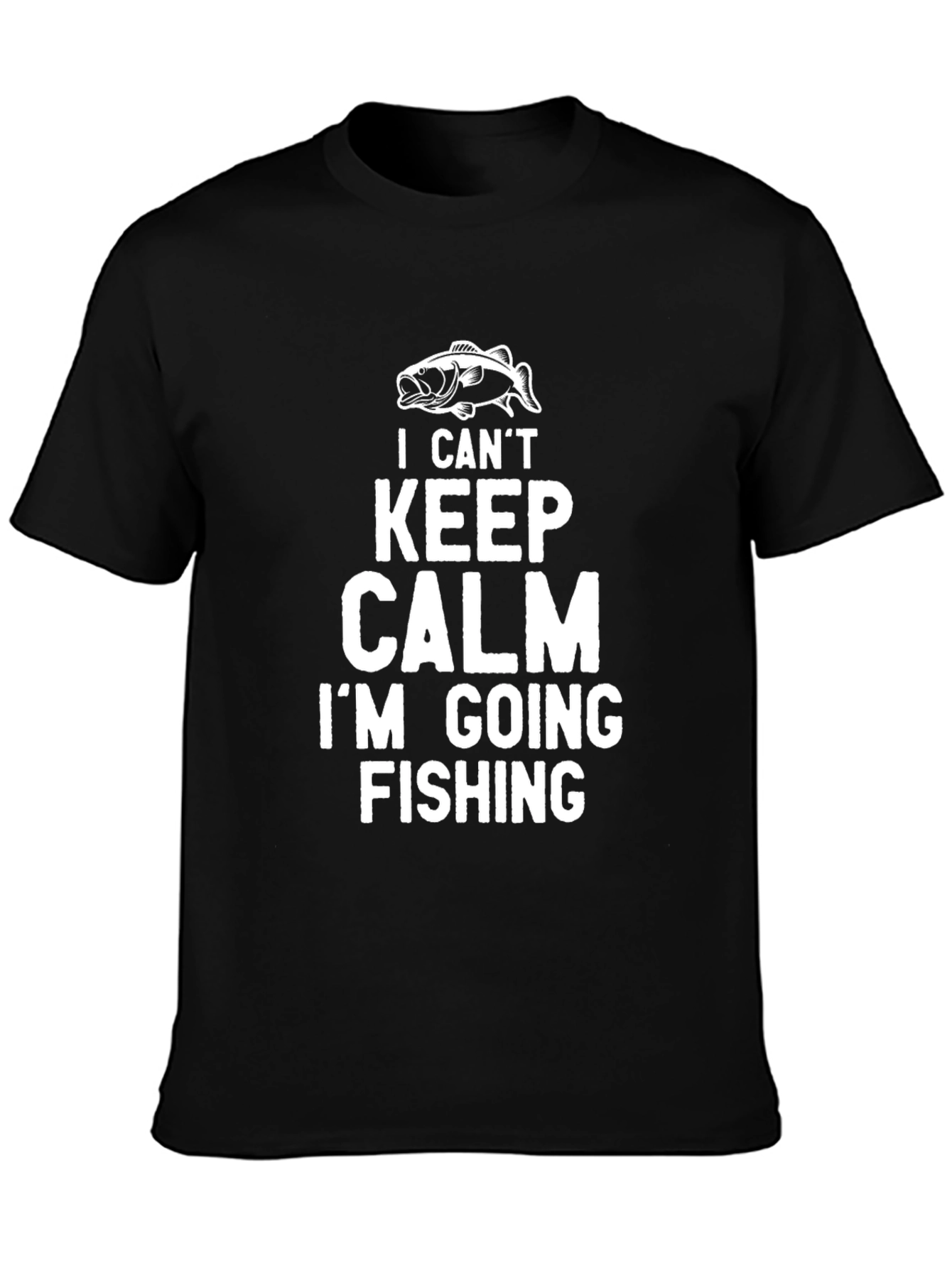 Funny Fishing T-Shirt: I Cant Keep Calm