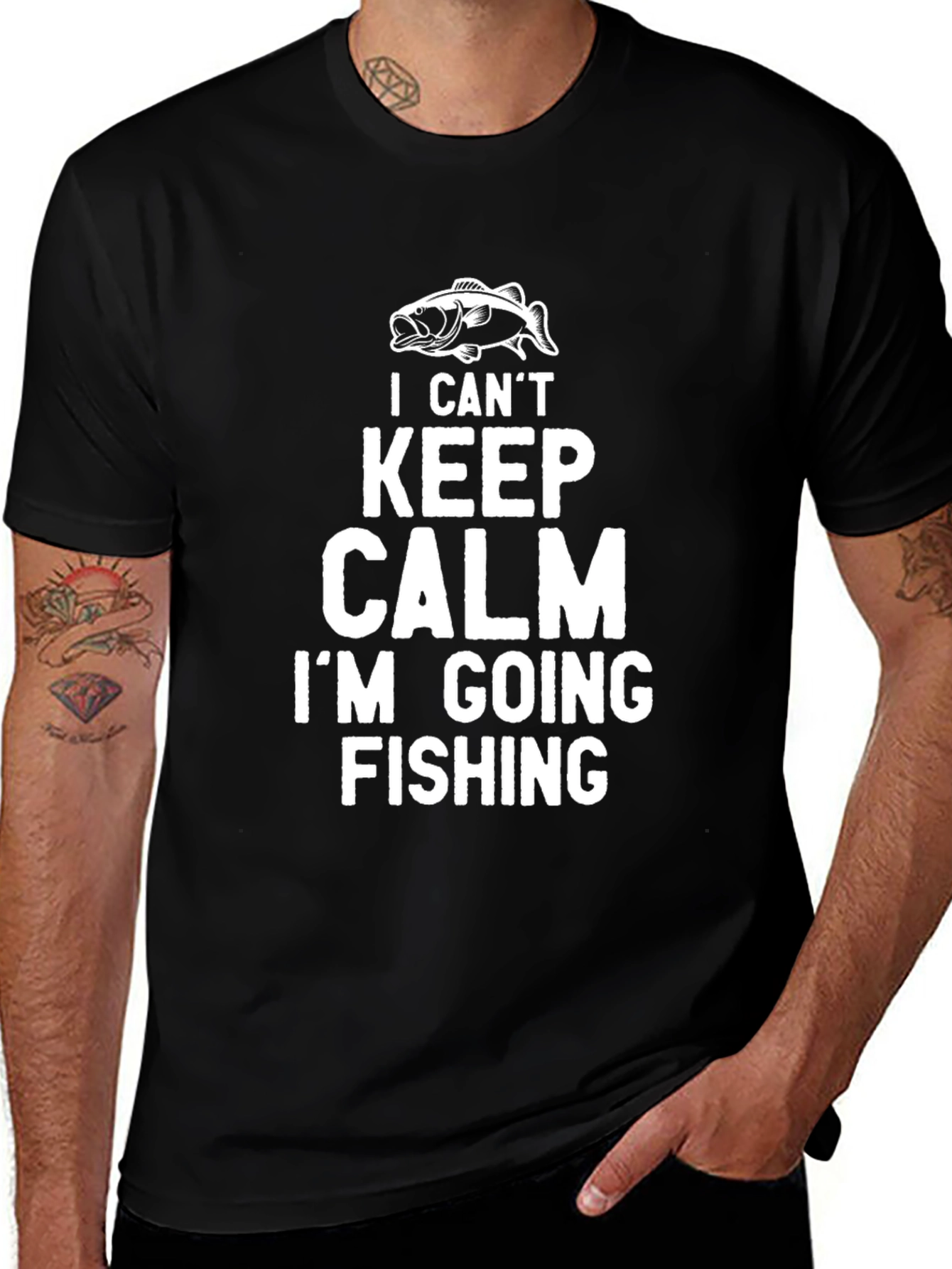 Funny Fishing T-Shirt: I Cant Keep Calm