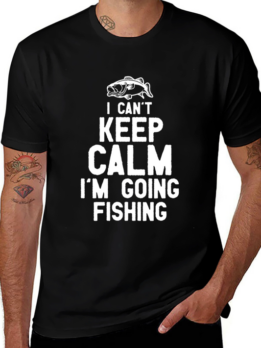 Funny Fishing T-Shirt: I Cant Keep Calm