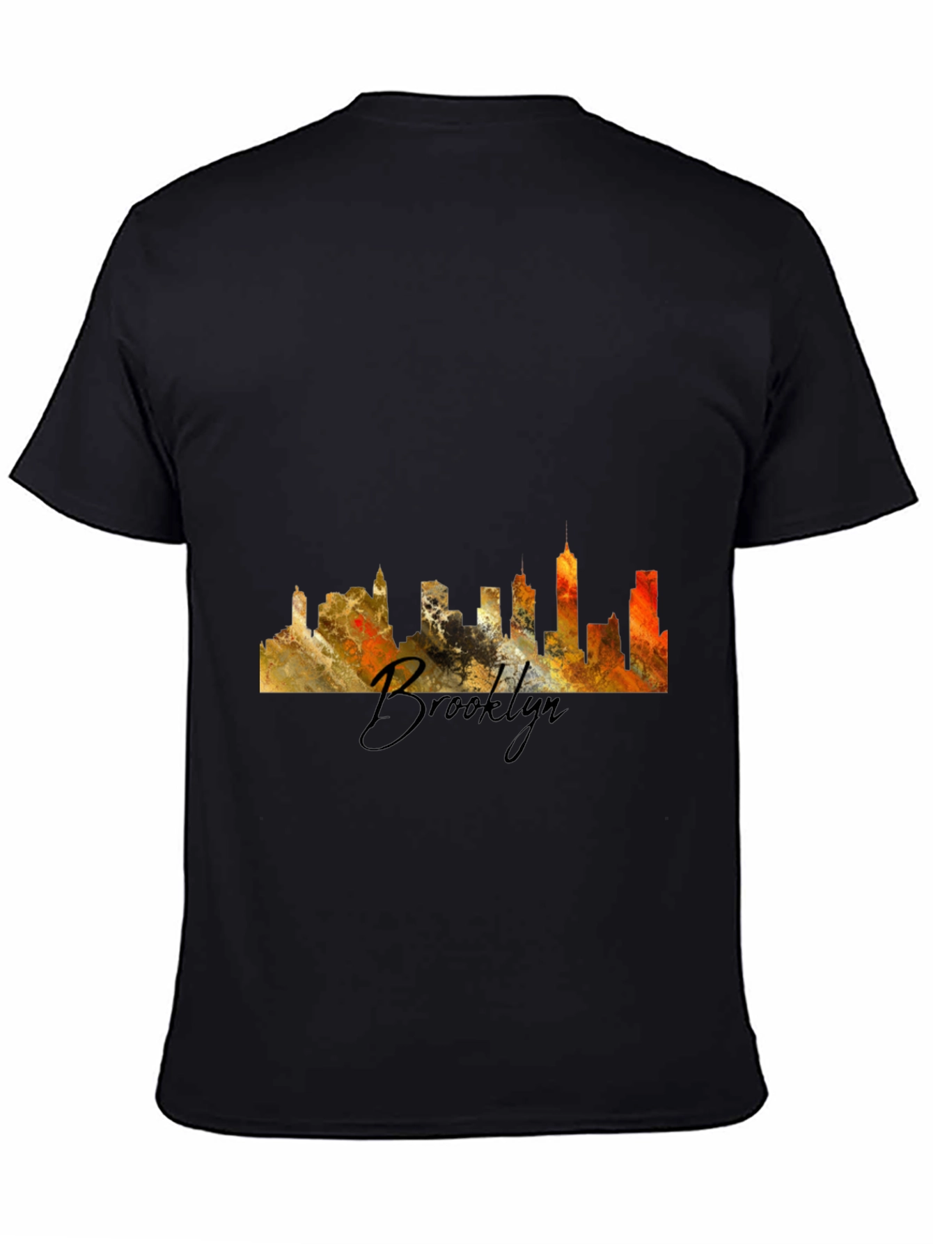 Brooklyn Skyline Black T-Shirt