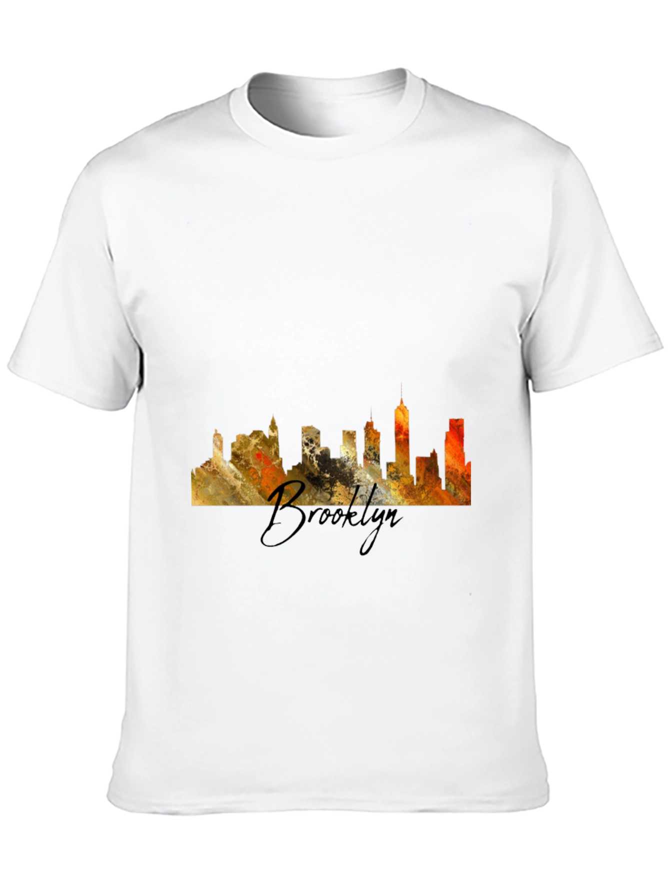 Brooklyn Skyline Black T-Shirt
