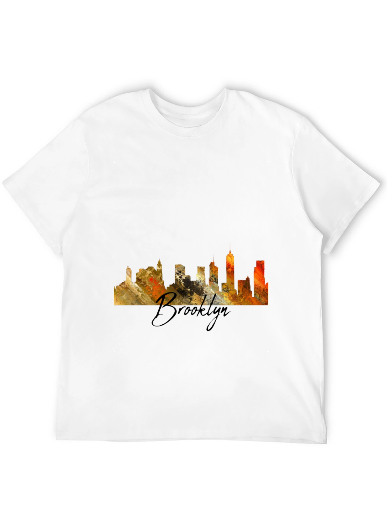 Brooklyn Skyline Black T-Shirt