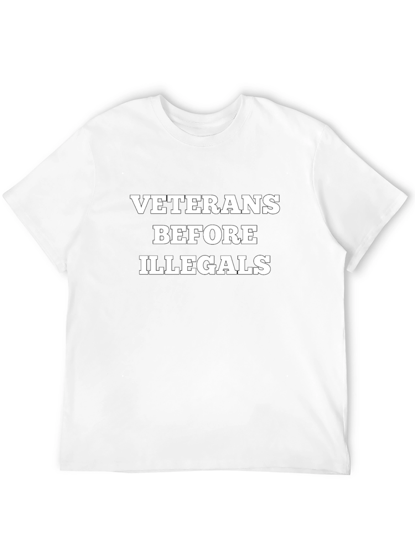 Veterans Before Illegals Graphic Tee