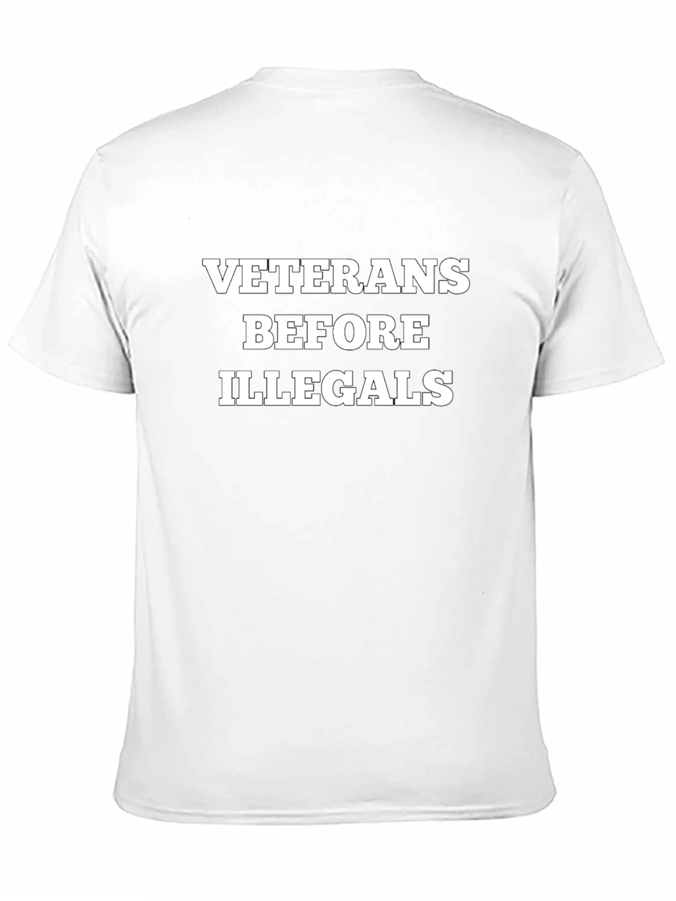 Veterans Before Illegals Graphic Tee