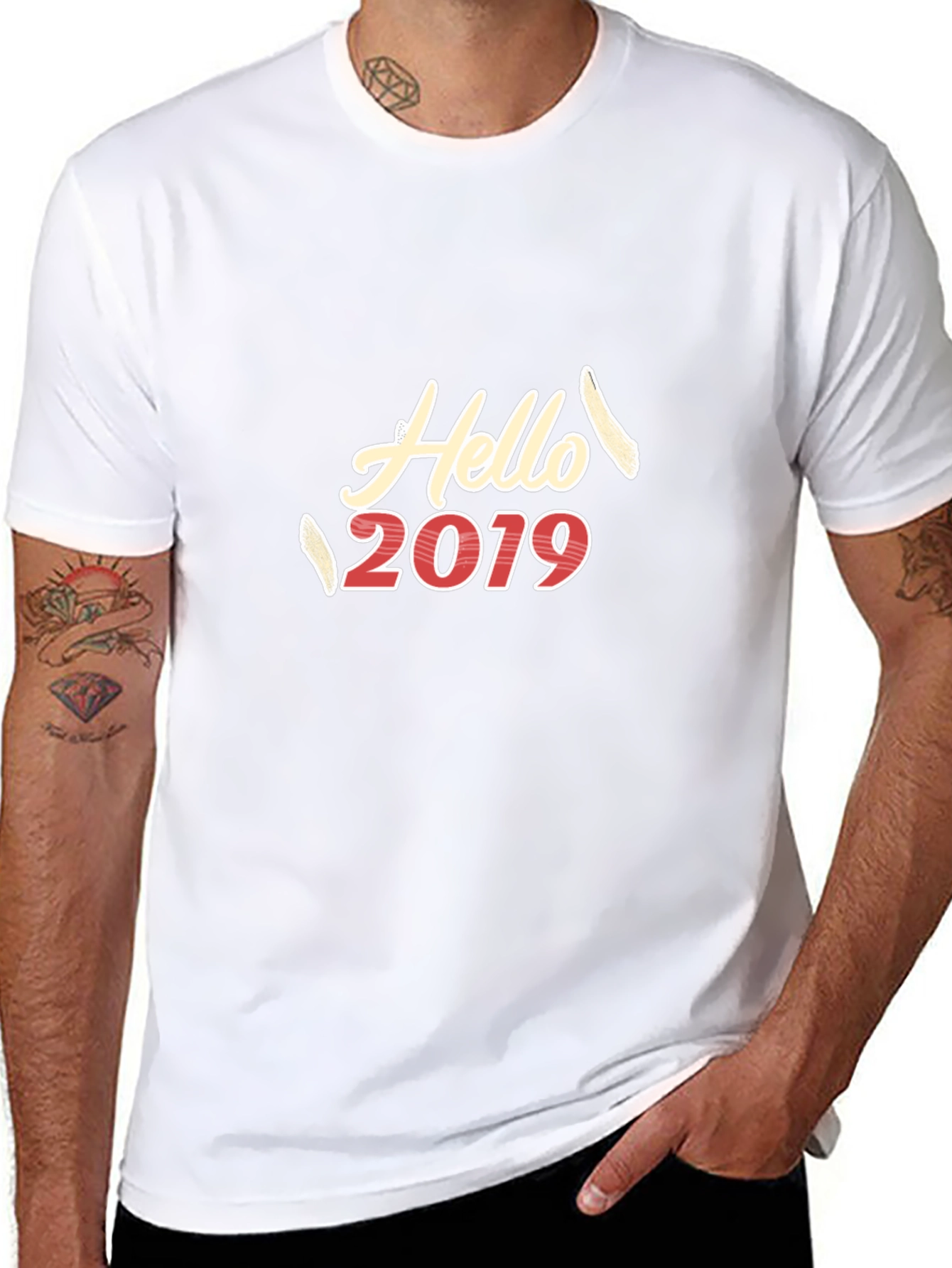 Hello 2019 Graphic T-Shirt