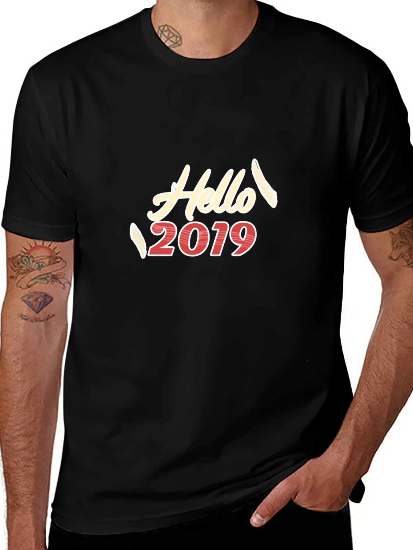 Hello 2019 Graphic T-Shirt