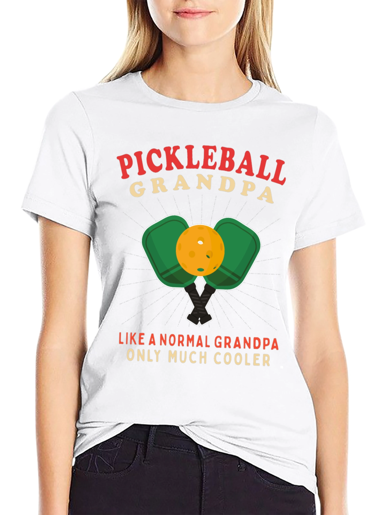Pickleball Grandpa T-Shirt - Cool Grandpa Edition!