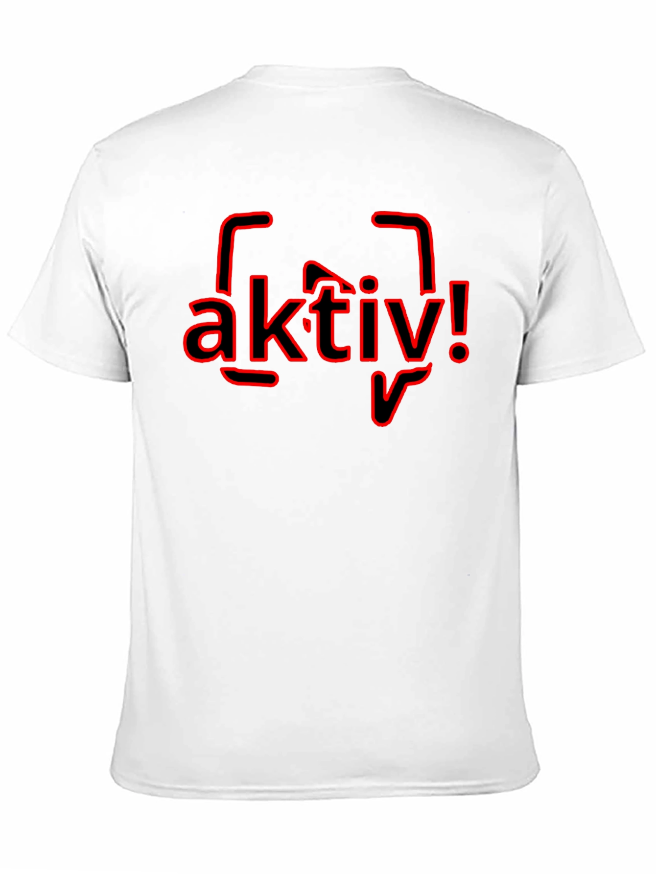 Aktiv! Graphic Tee - Black Cotton T-Shirt