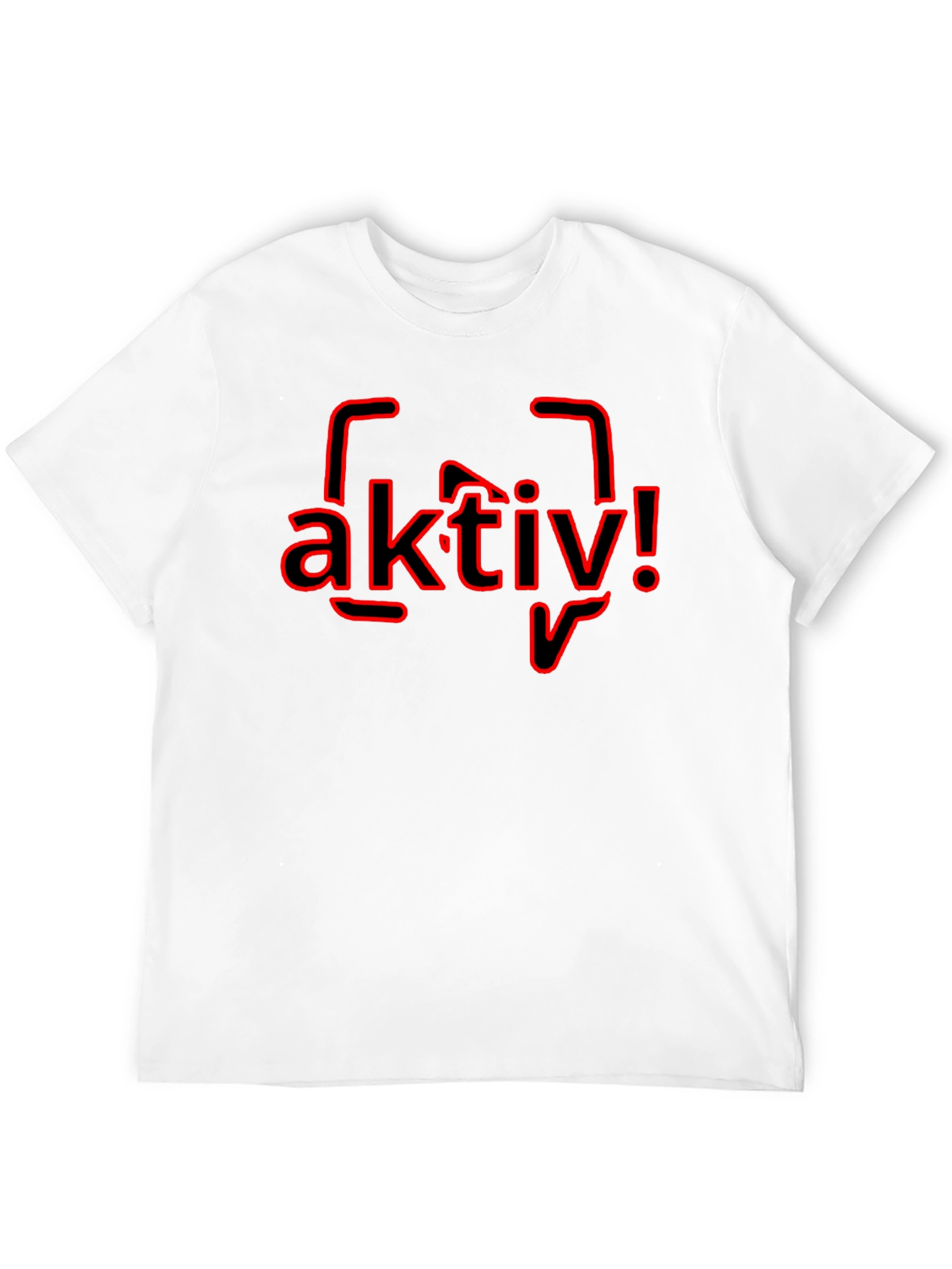 Aktiv! Graphic Tee - Black Cotton T-Shirt