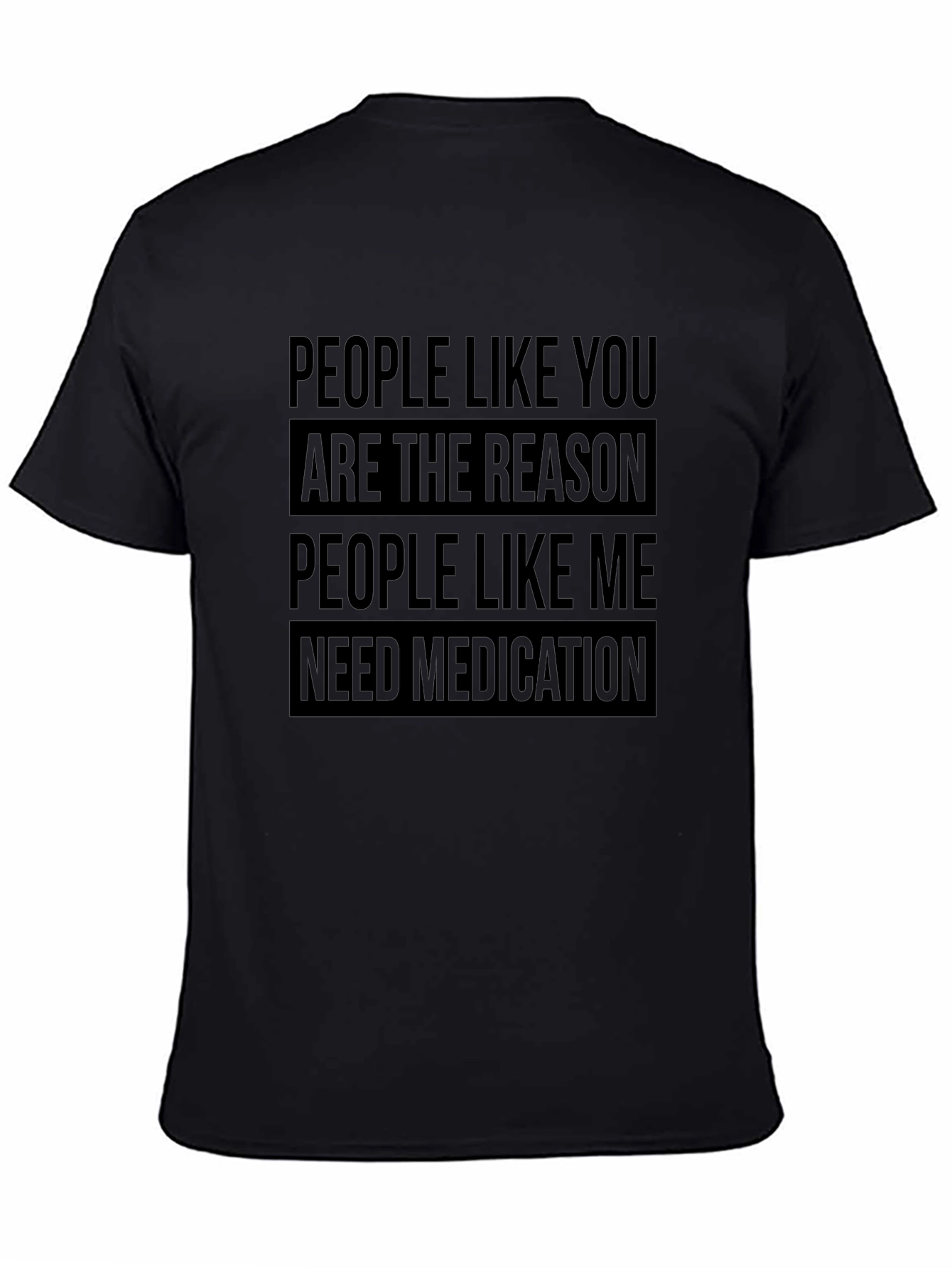 Humorous Medication Graphic T-Shirt