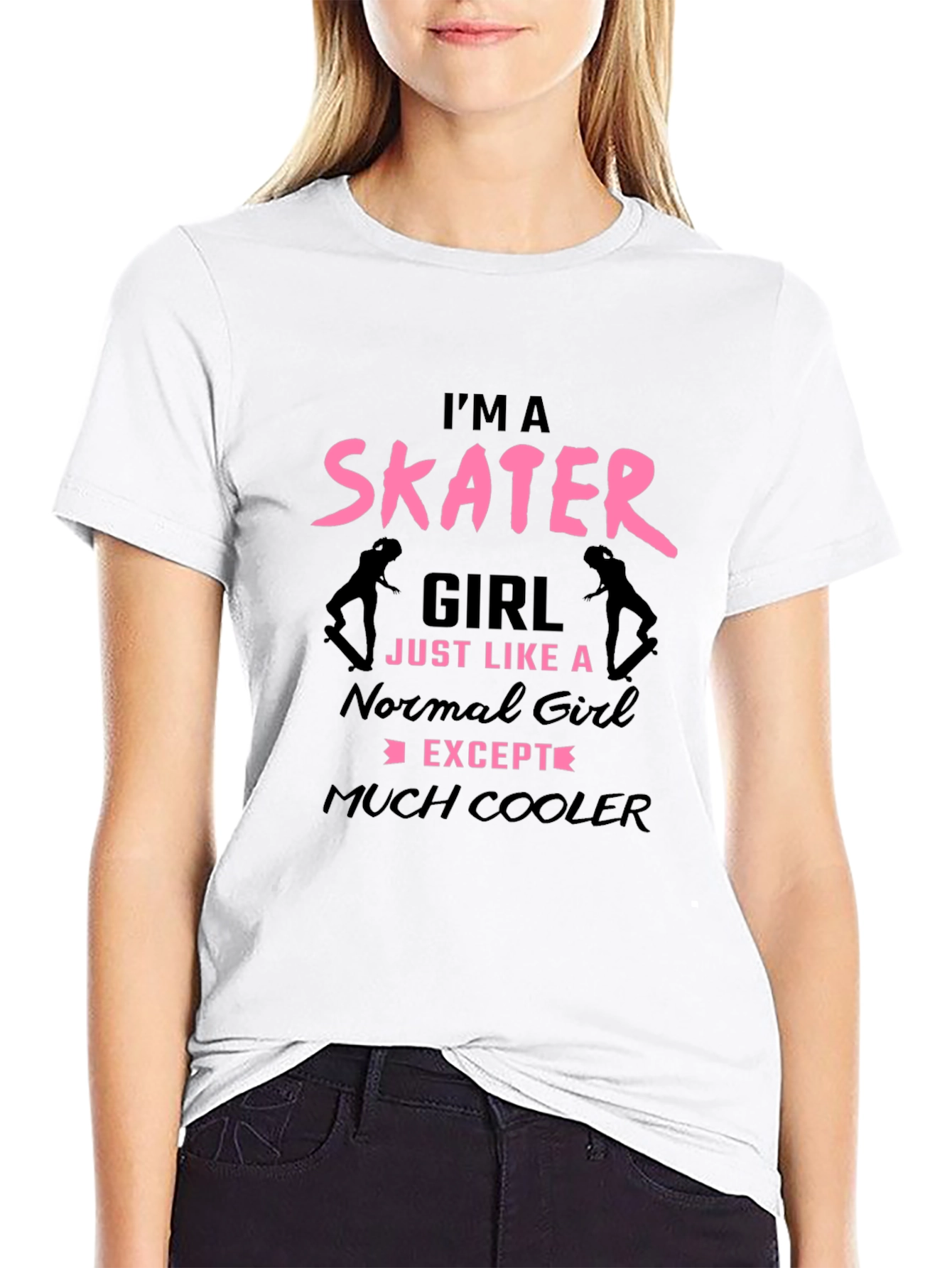 Skater Girl T-Shirt - Cool Skater Tee