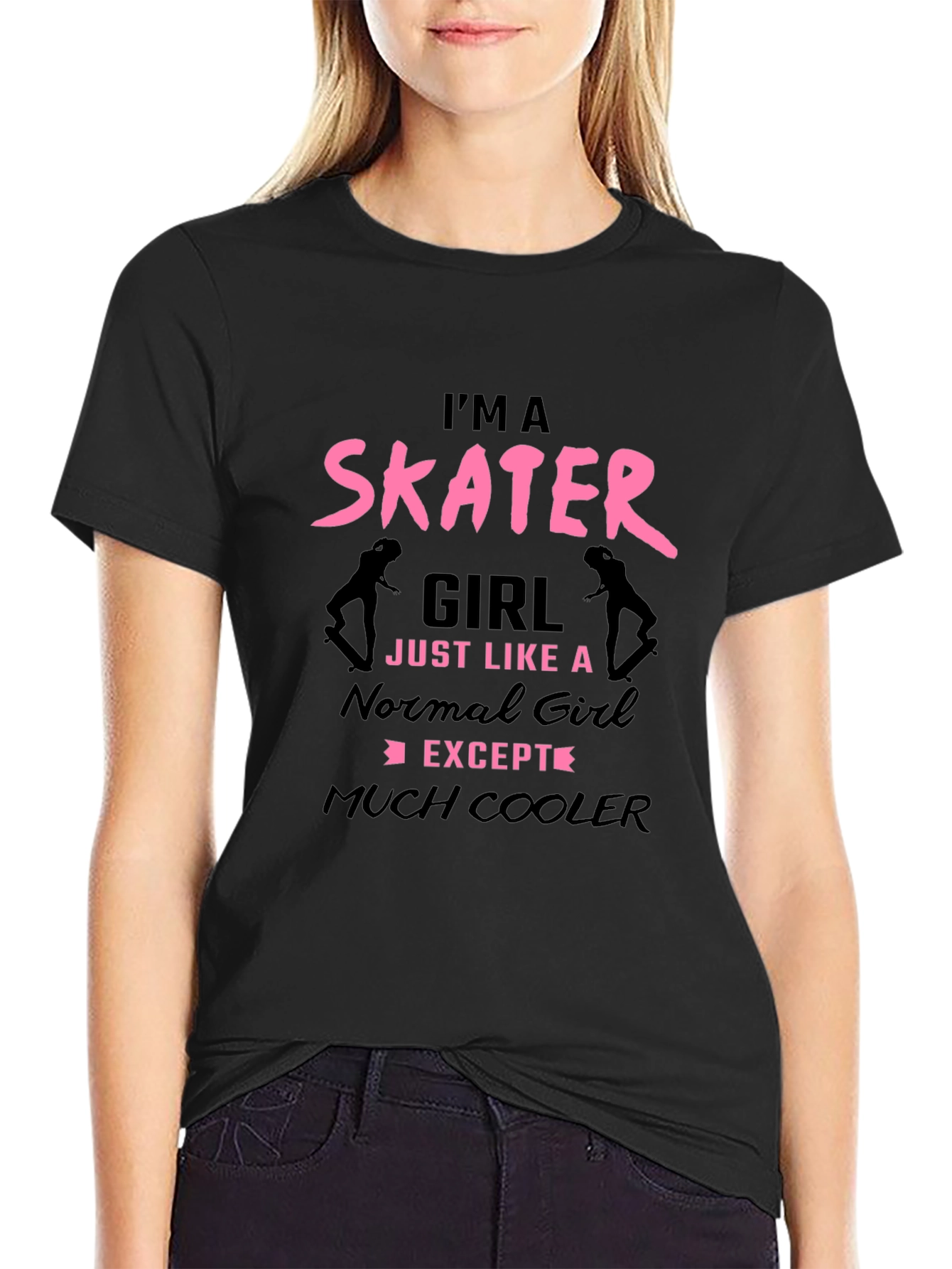 Skater Girl T-Shirt - Cool Skater Tee