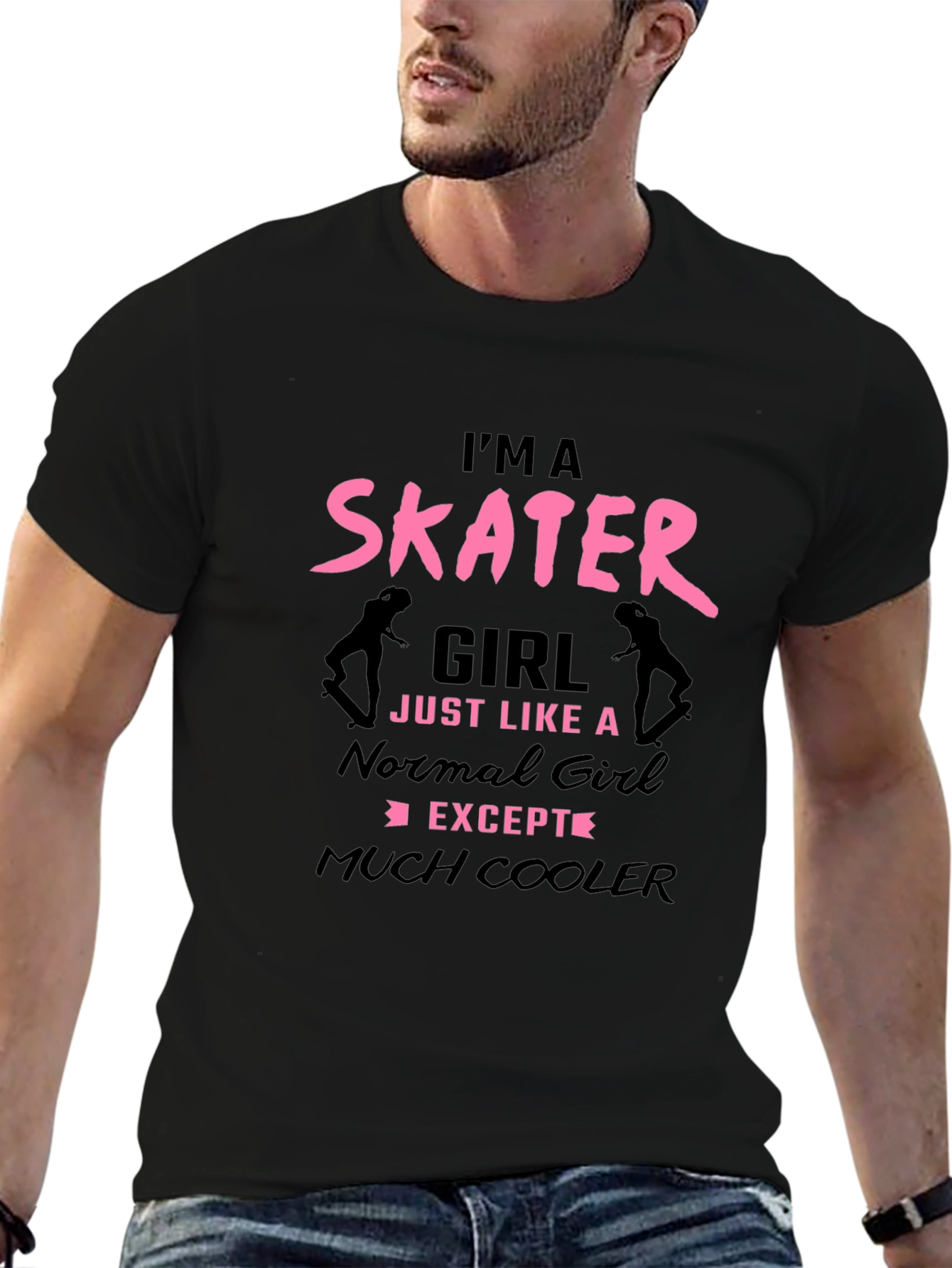 Skater Girl T-Shirt - Cool Skater Tee
