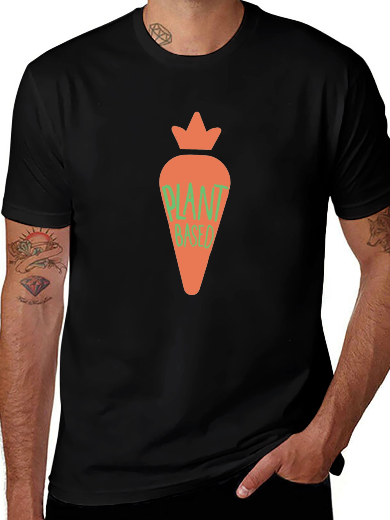 Plant Based Carrot Graphic Tee