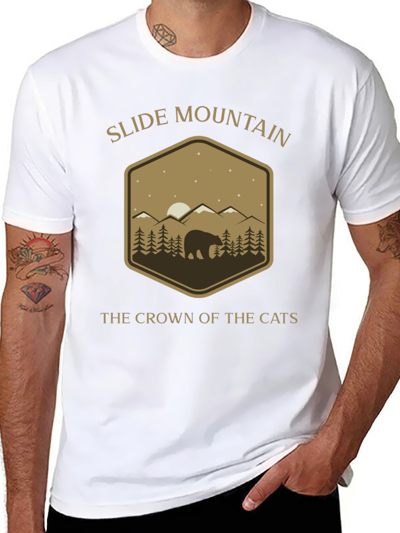 Slide Mountain Graphic Tee - Catskill Bear