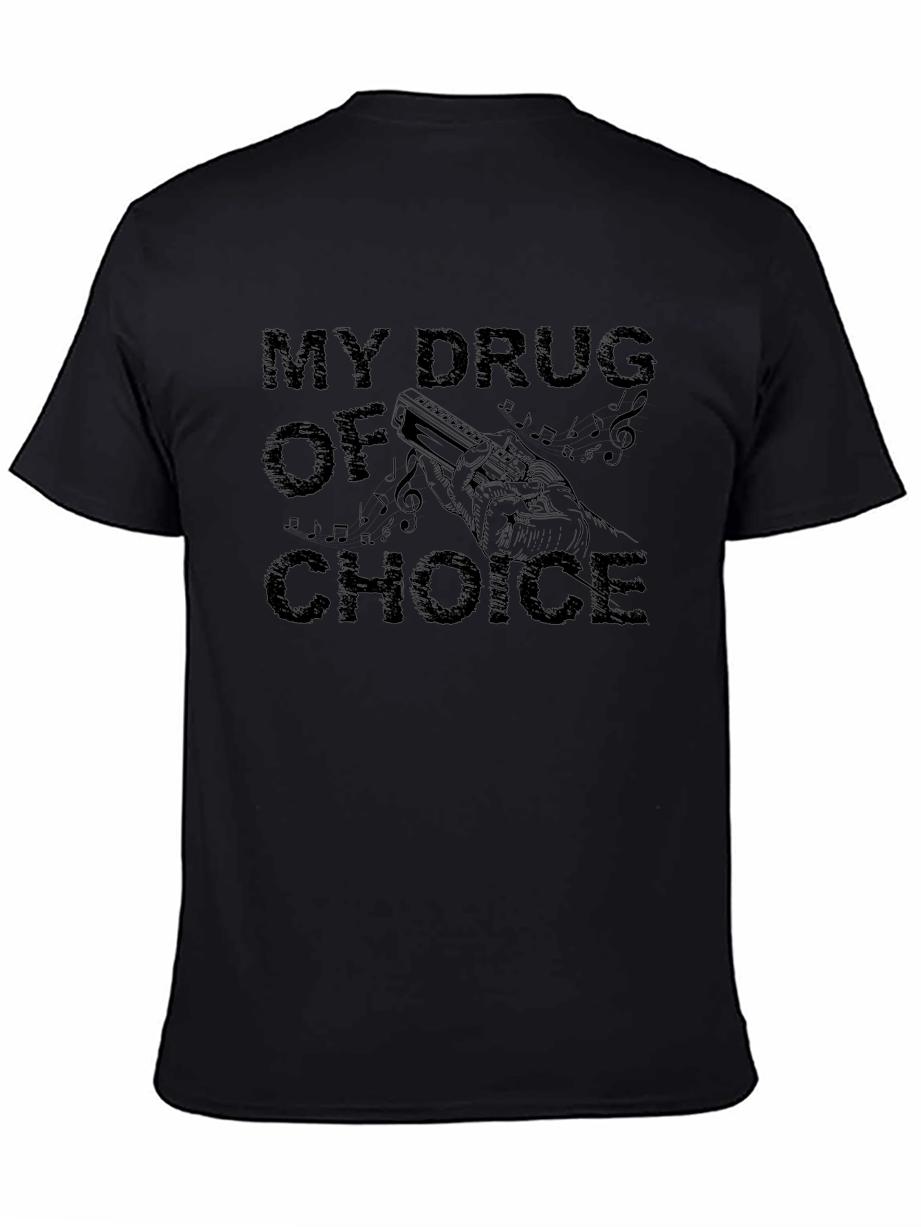 My Drug of Choice Harmonica T-Shirt