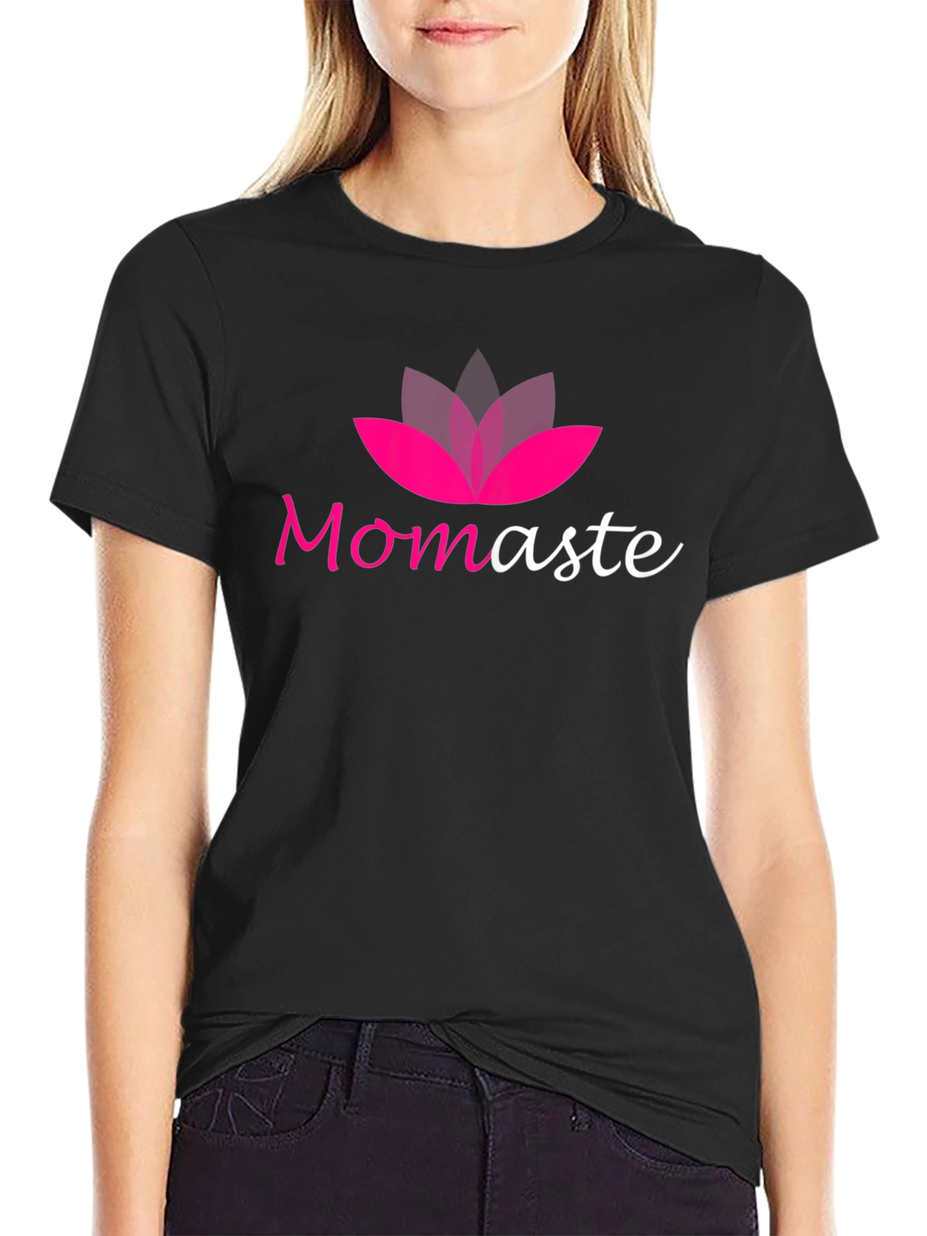 Momaste Graphic T-Shirt - Yoga Lotus Design