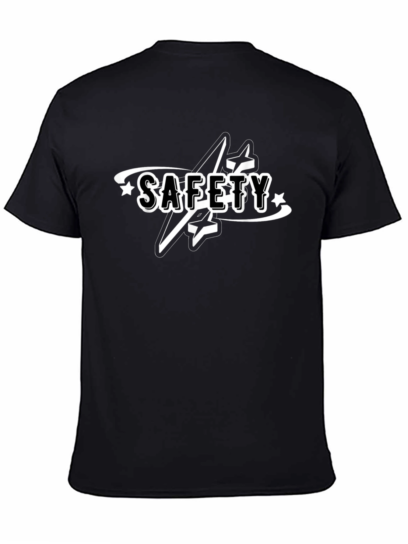 Safety Graphic Black T-Shirt