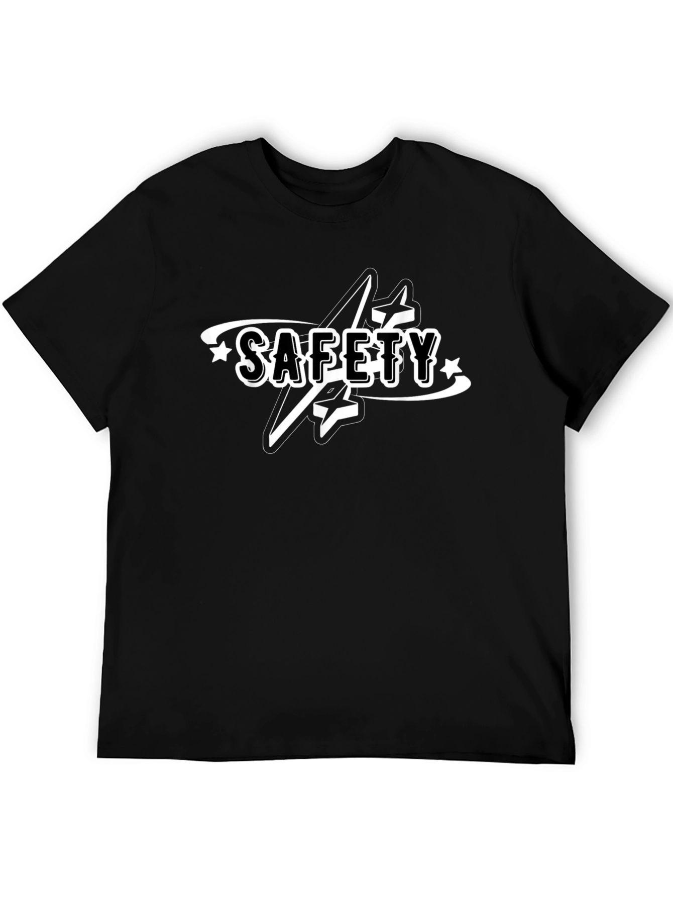 Safety Graphic Black T-Shirt