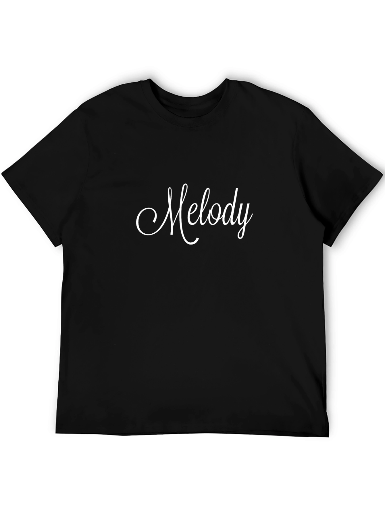 Melody Script Tee - Elegant & Comfortable
