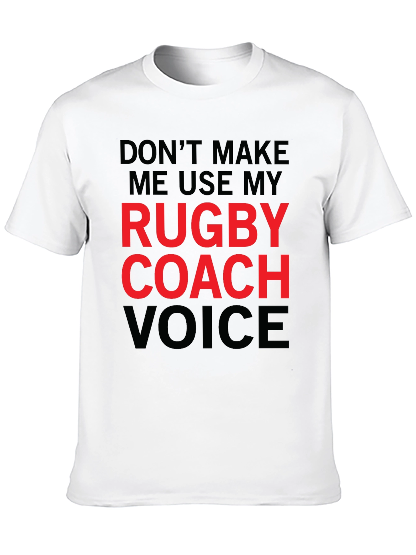 Rugby Coach Voice T-Shirt - Funny Sports Tee