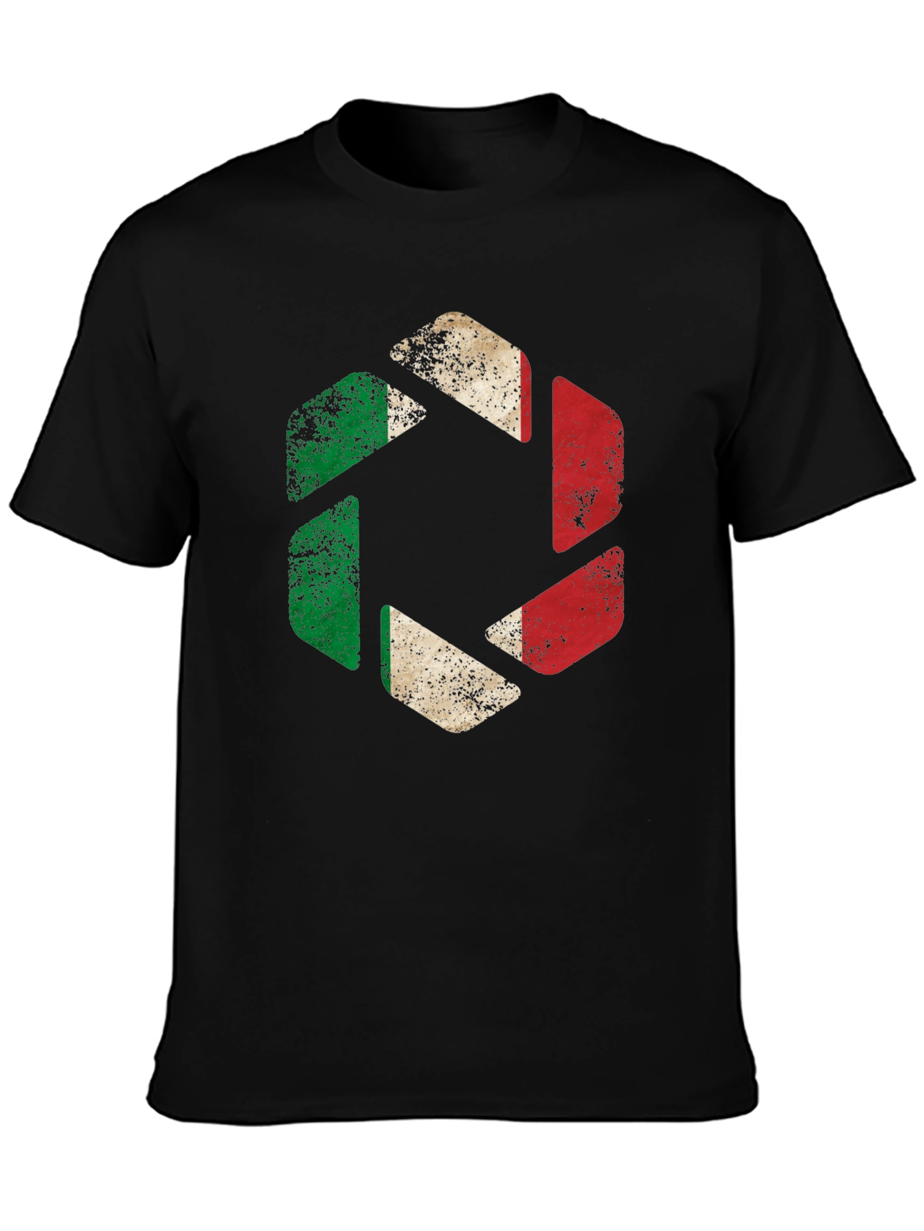 Italian Flag Camera Aperture T-Shirt