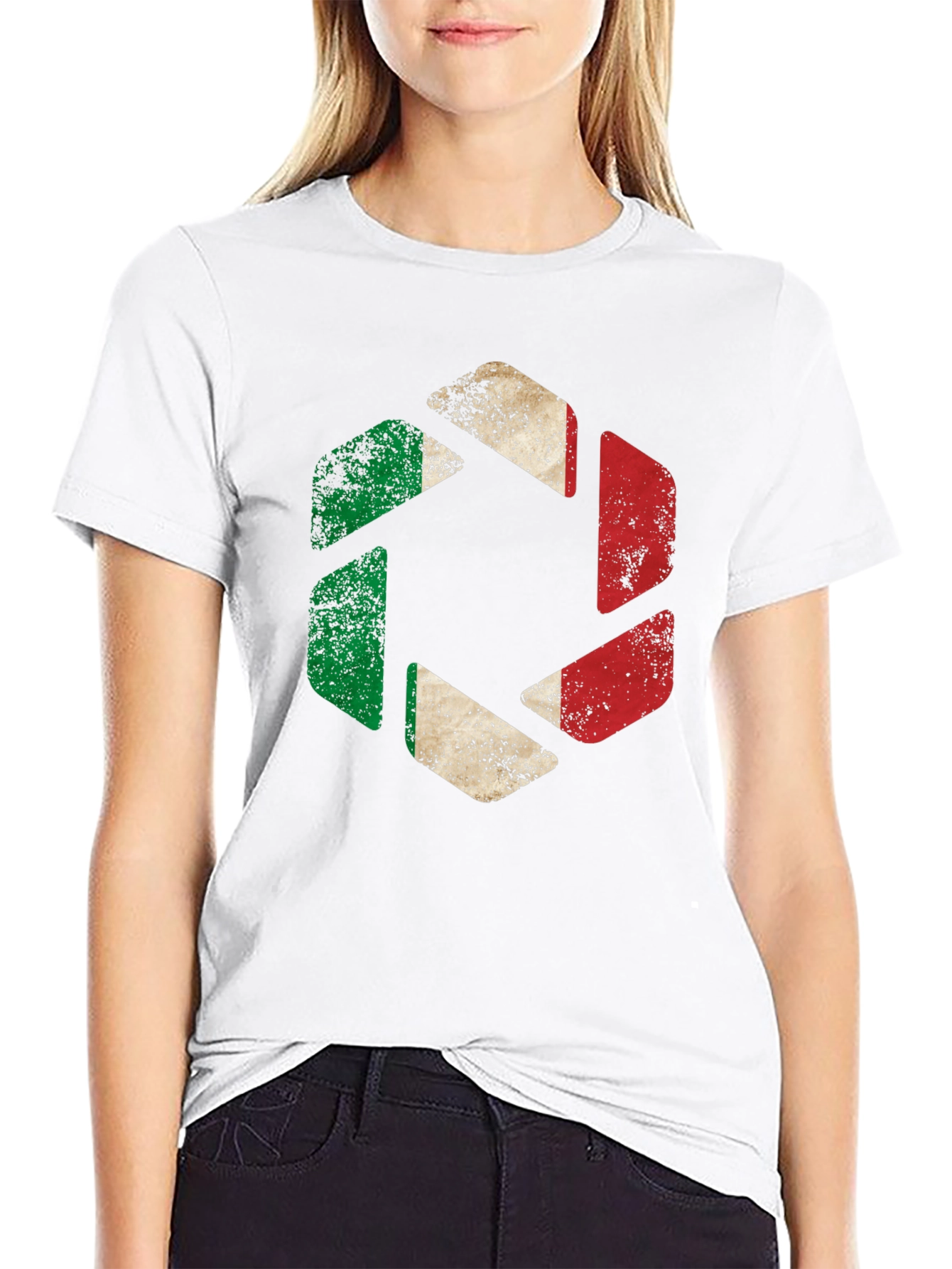 Italian Flag Camera Aperture T-Shirt