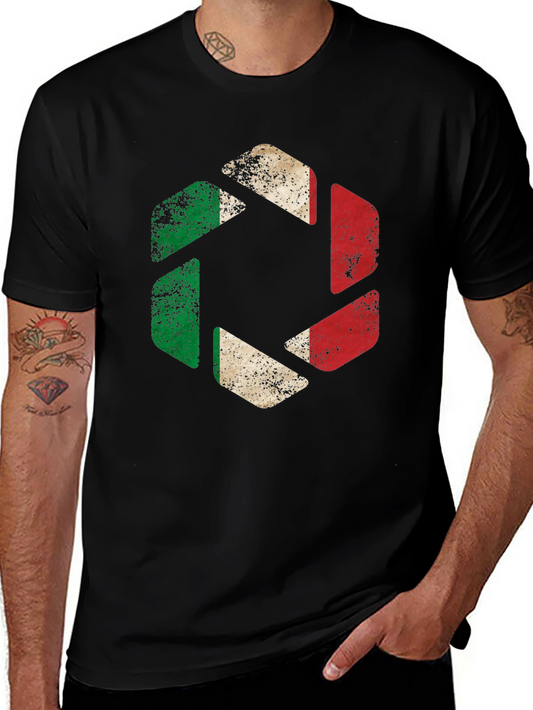 Italian Flag Camera Aperture T-Shirt