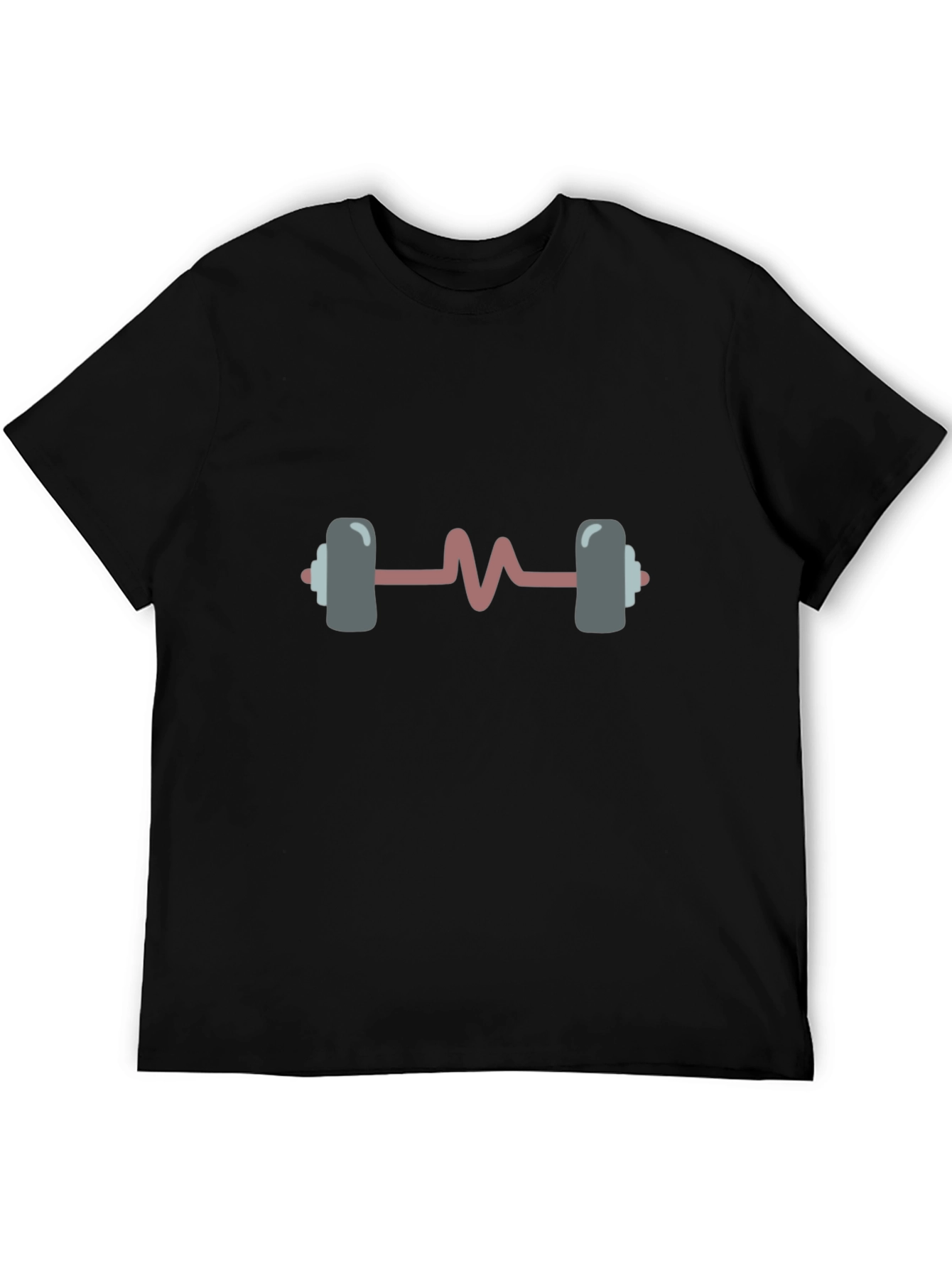 Heartbeat Barbell T-Shirt - Gym Life
