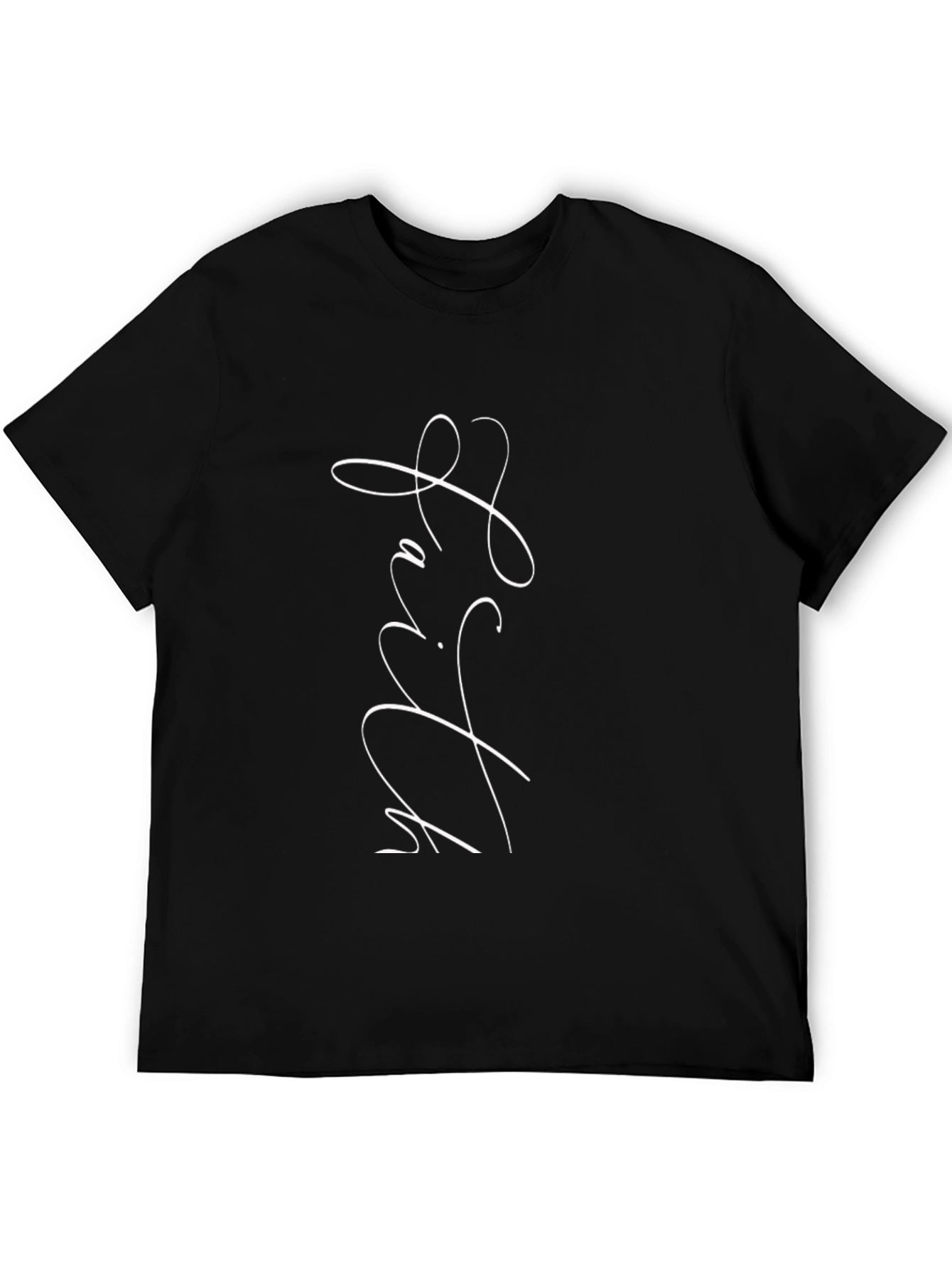 Faith Script Black T-Shirt