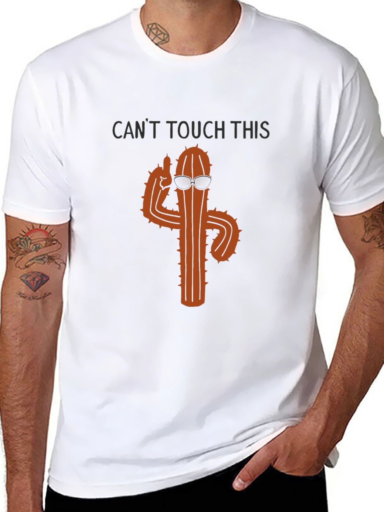 Cactus Cool T-Shirt - Dont Touch This Graphic Tee