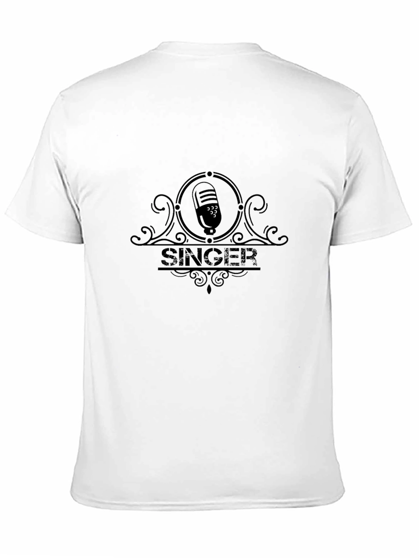 Singer Microphone Graphic T-Shirt