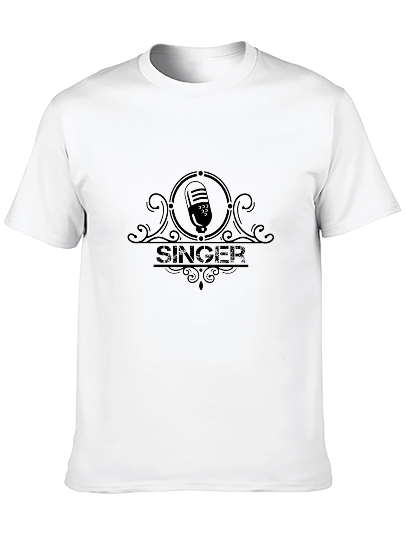 Singer Microphone Graphic T-Shirt