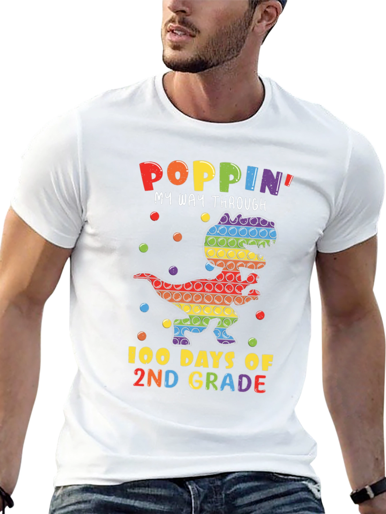 Poppin 100 Days of 2nd Grade T-Shirt