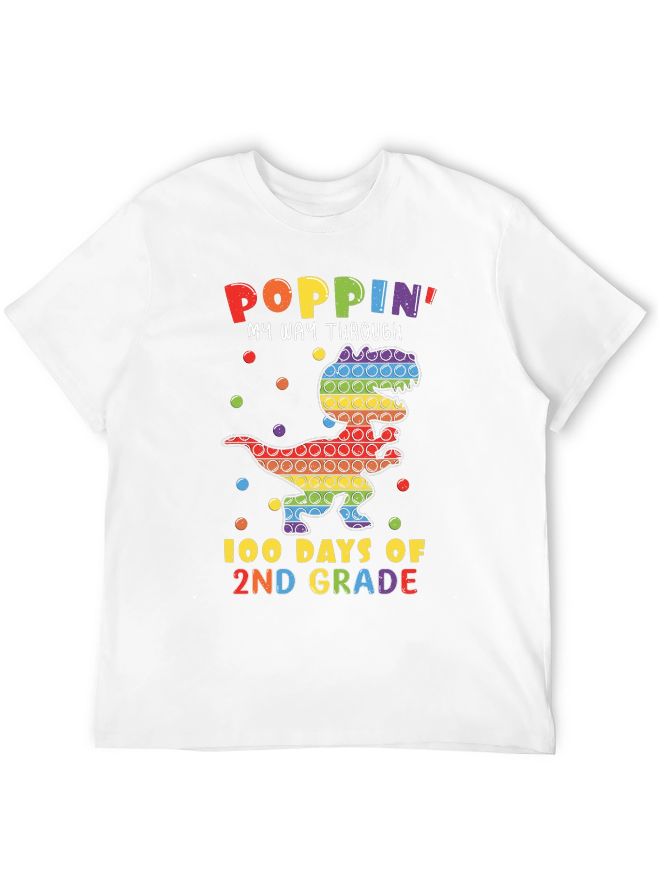 Poppin 100 Days of 2nd Grade T-Shirt