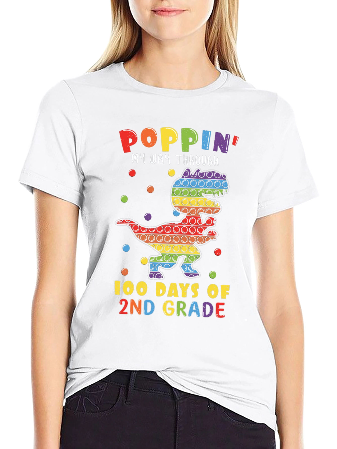 Poppin 100 Days of 2nd Grade T-Shirt