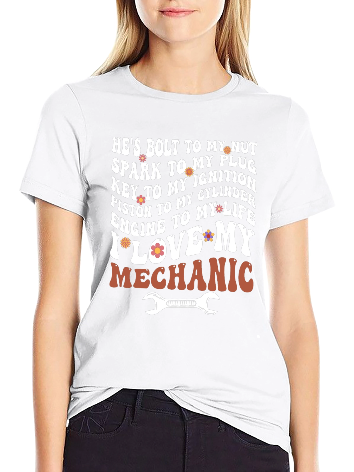 Hes Bolt to My Nut Graphic Tee