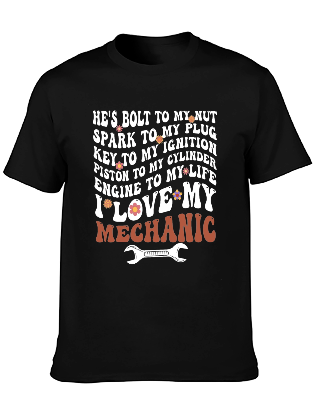 Hes Bolt to My Nut Graphic Tee