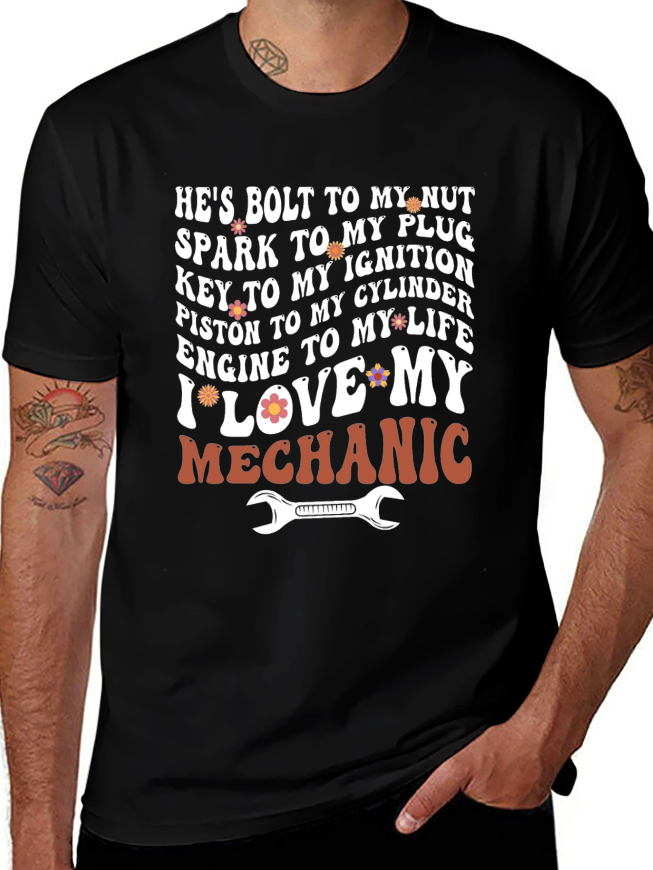Hes Bolt to My Nut Graphic Tee