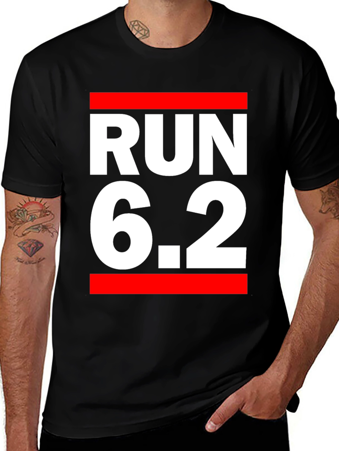 Run 6.2 T-Shirt - Marathon Runner Tee