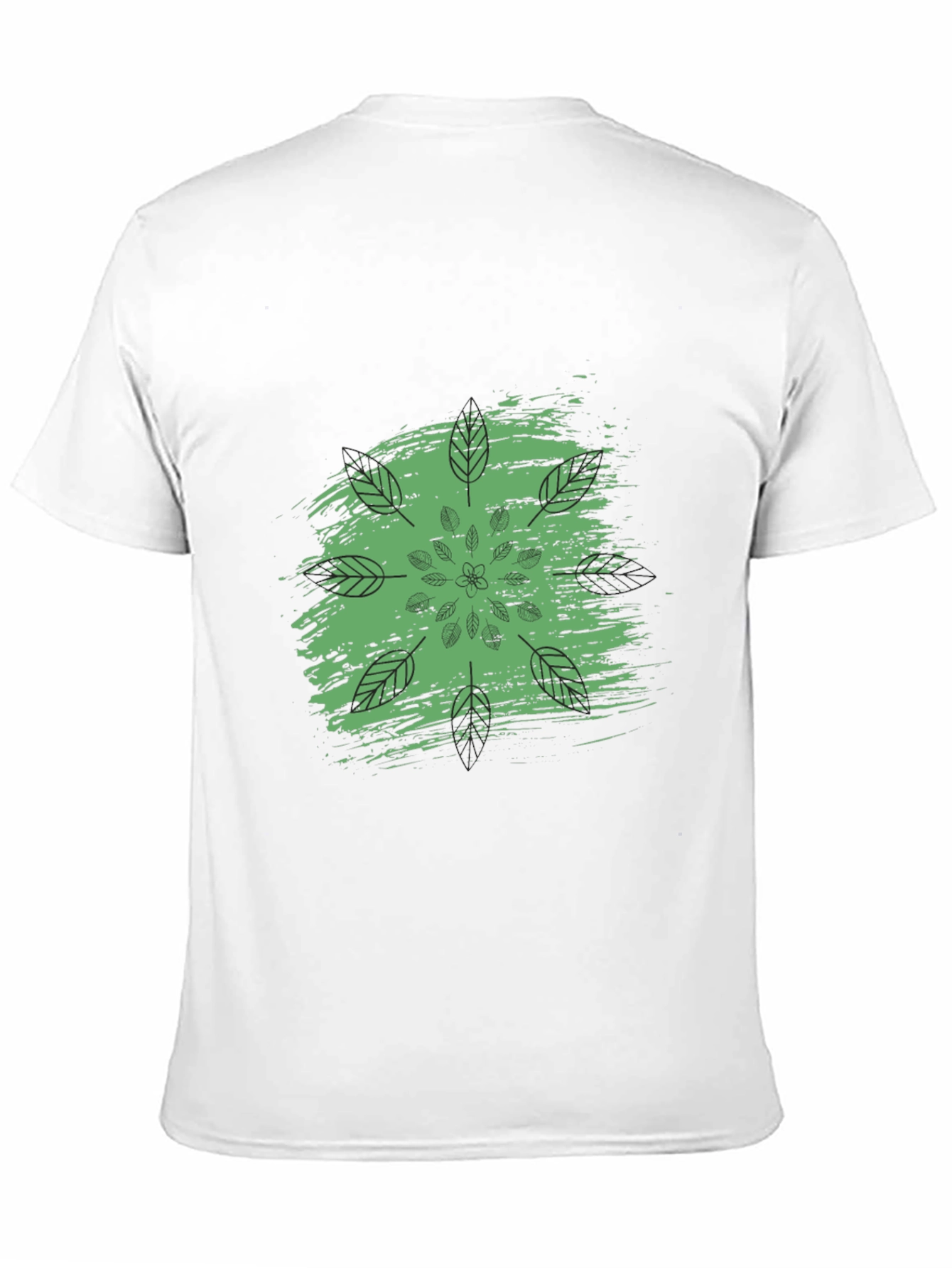 Nature Mandala Graphic Black T-Shirt