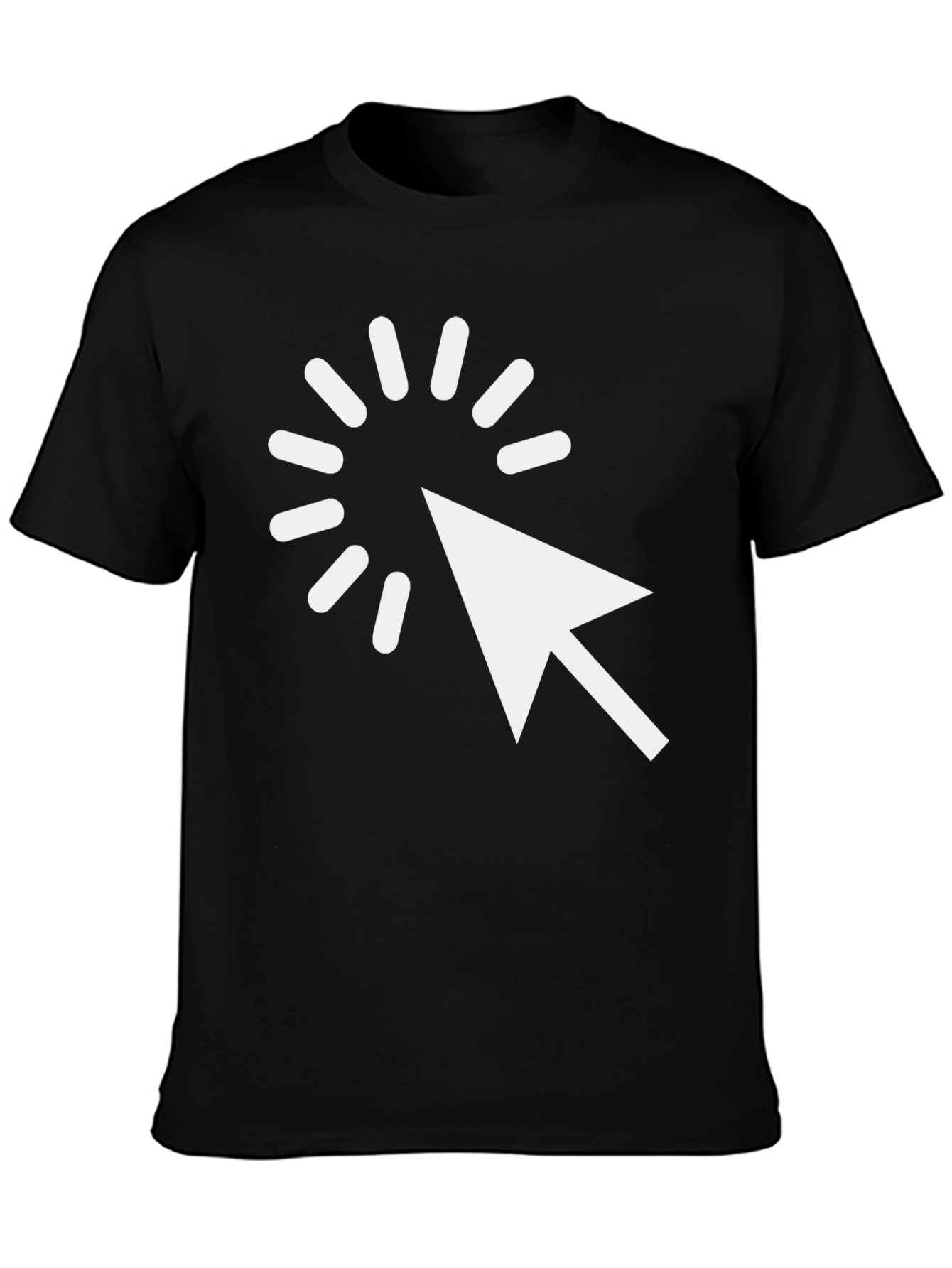 Click Arrow Graphic Tee - Mens Black T-Shirt
