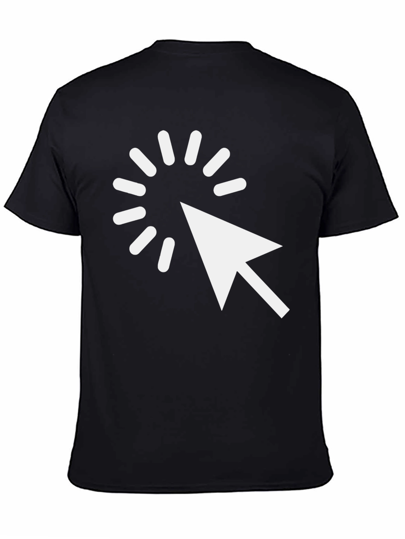 Click Arrow Graphic Tee - Mens Black T-Shirt
