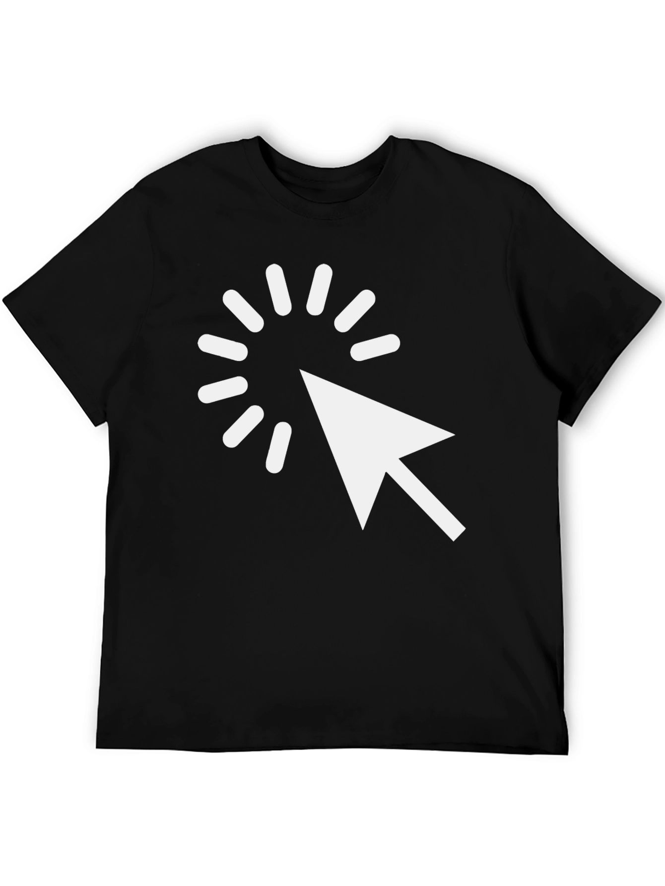 Click Arrow Graphic Tee - Mens Black T-Shirt
