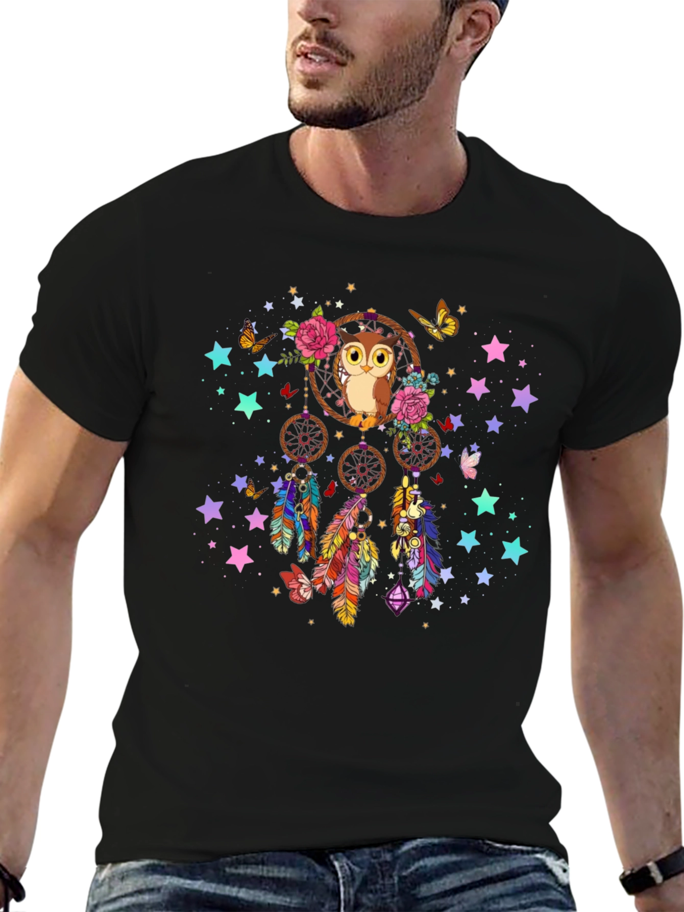 Owl Dreamcatcher Graphic Tee