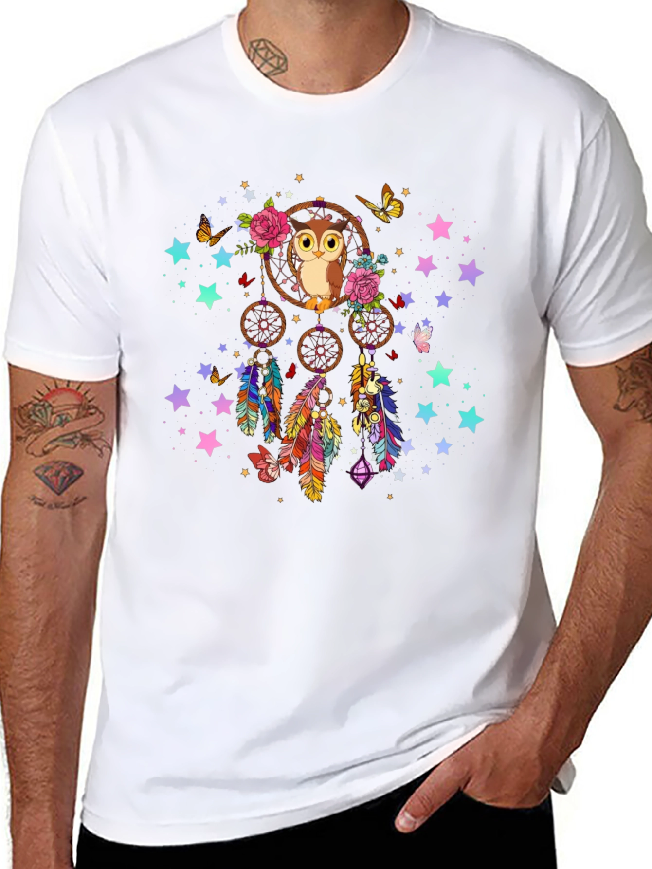 Owl Dreamcatcher Graphic Tee